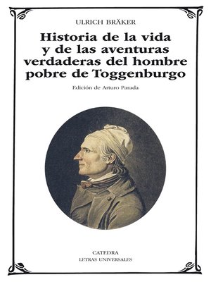 cover image of Historia de la vida y de las aventuras verdaderas del hombre pobre de Toggenburgo